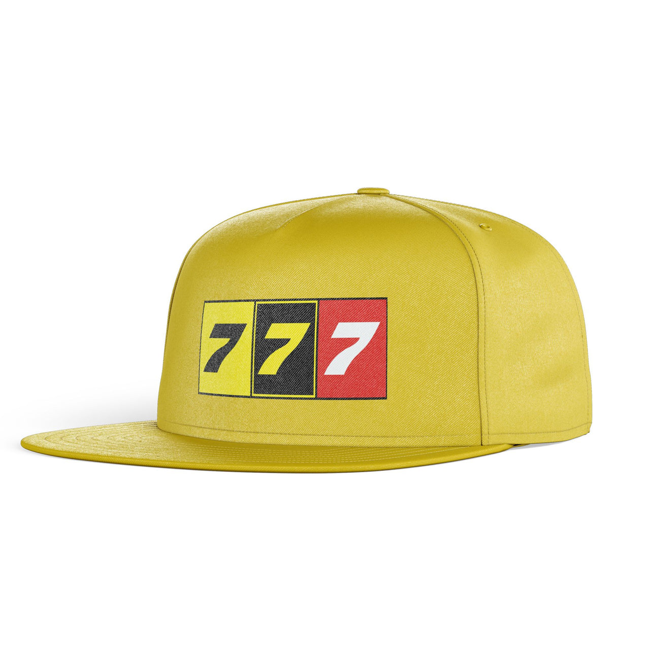 Flat Colourful 777 Designed Snapback Caps & Hats