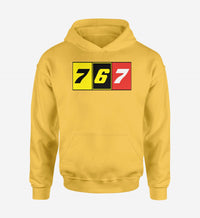 Thumbnail for Flat Colourful 767 Designed Hoodies