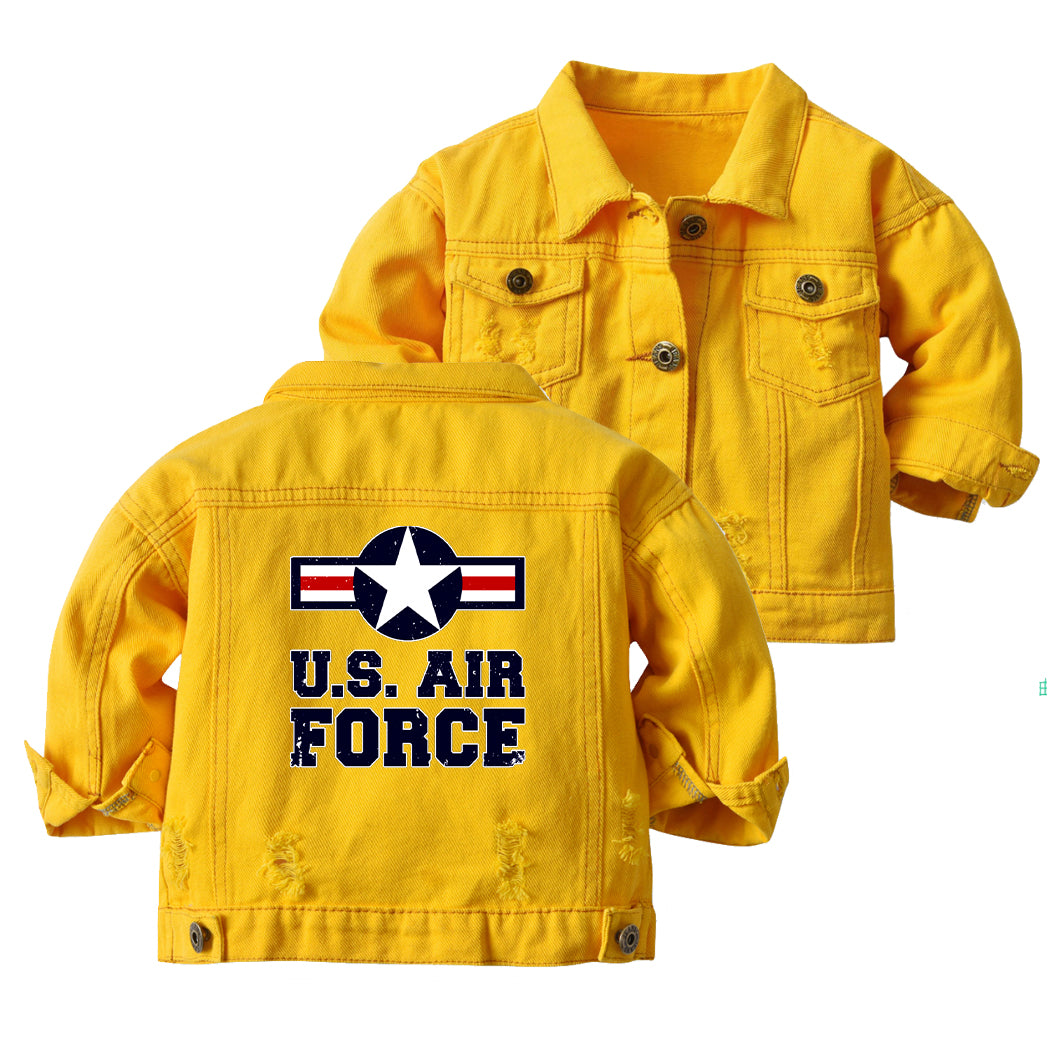 US Air Force Designed Children Denim Jackets