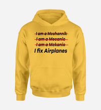 Thumbnail for I Fix Airplanes Designed Hoodies