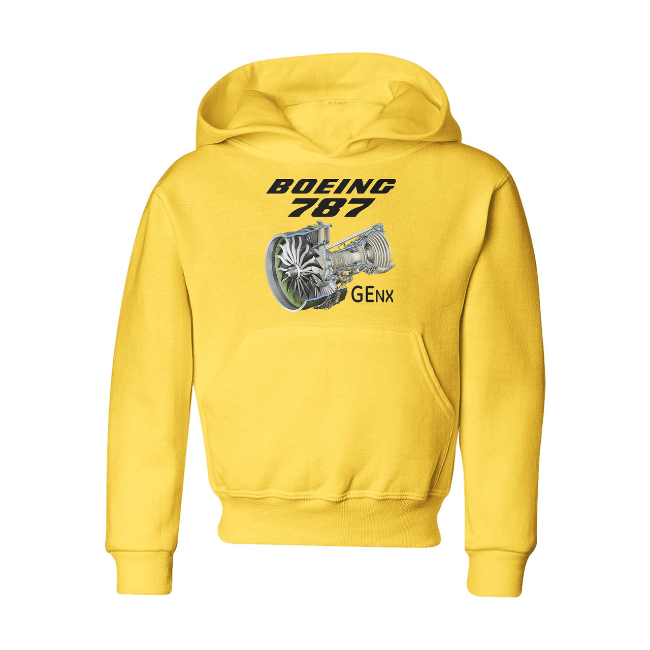 Boeing 787 & GENX Engine Designed "CHILDREN" Hoodies