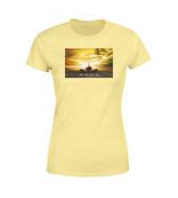 Thumbnail for Ready for Departure Passanger Jet Designed Women T-Shirts