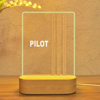 Thumbnail for PILOT & Epaulettes 3 Lines Designed Night Lamp