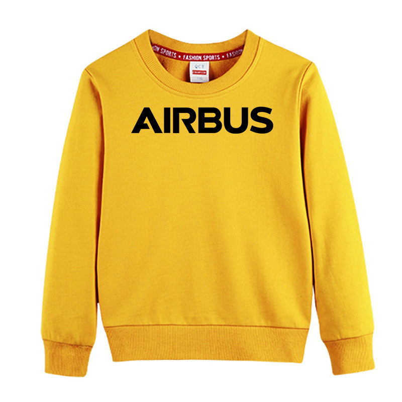 Airbus & Text Designed "CHILDREN" Sweatshirts