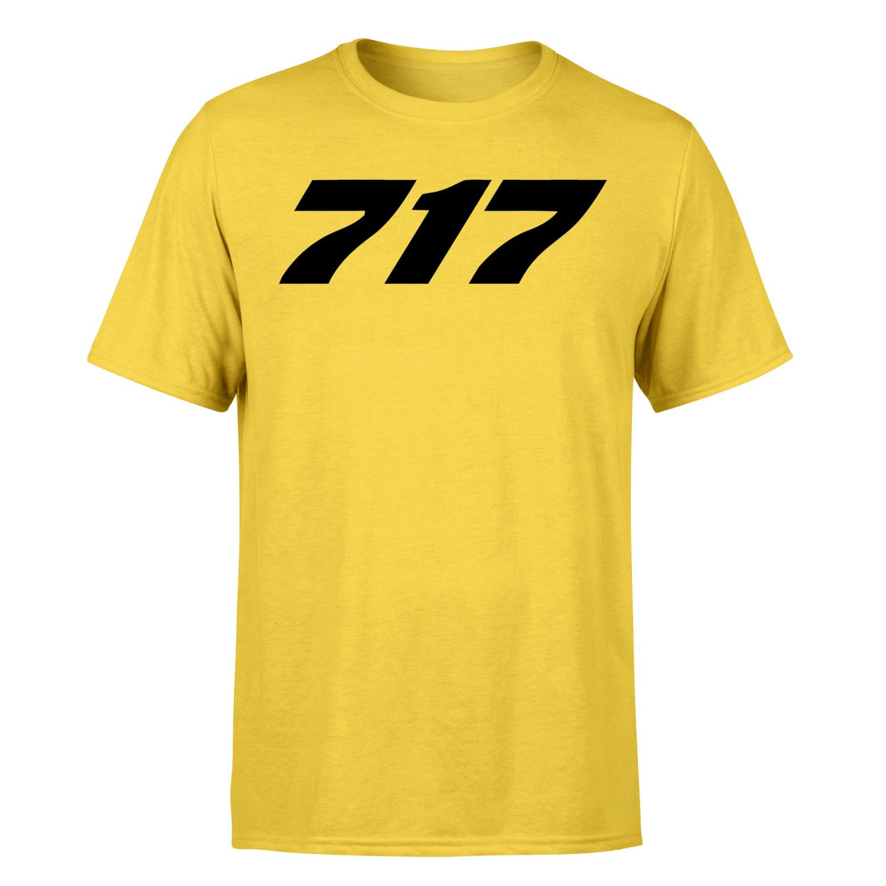 717 Flat Text Designed T-Shirts