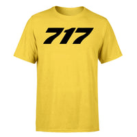 Thumbnail for 717 Flat Text Designed T-Shirts