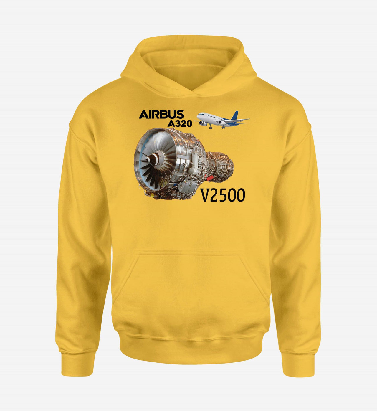Airbus A320 & V2500 Engine Designed Hoodies