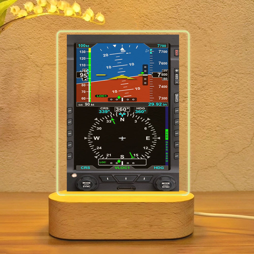 Airplane Notification Theme Designed Night Lamp