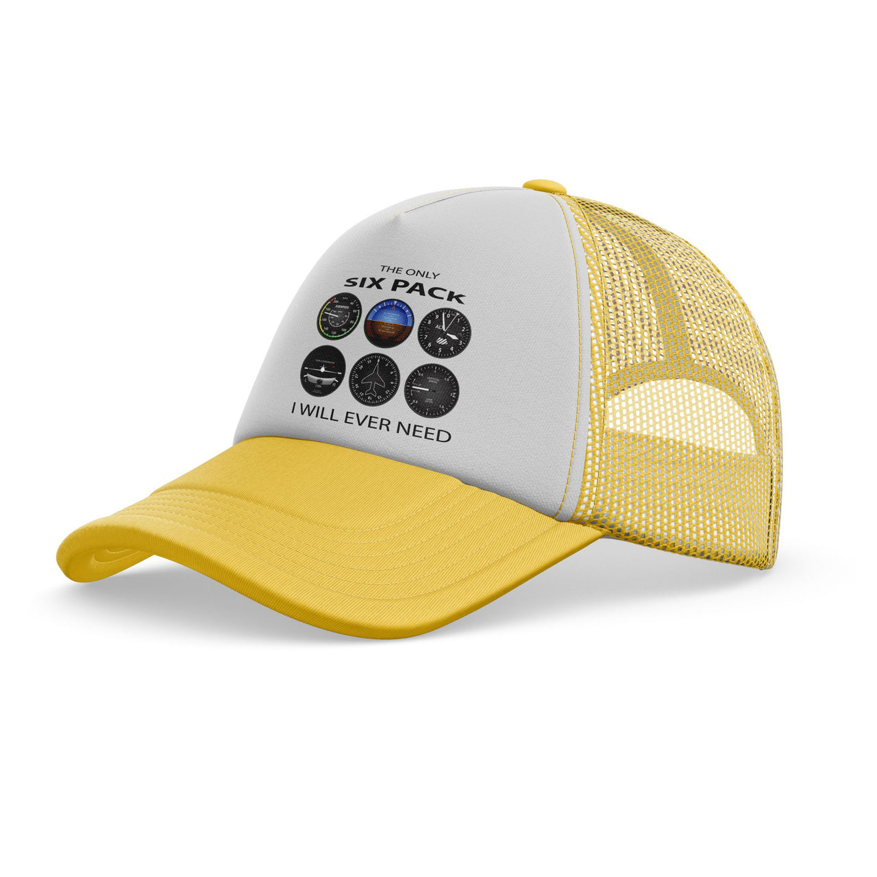 The Only Six Pack I Will Ever Need Designed Trucker Caps & Hats