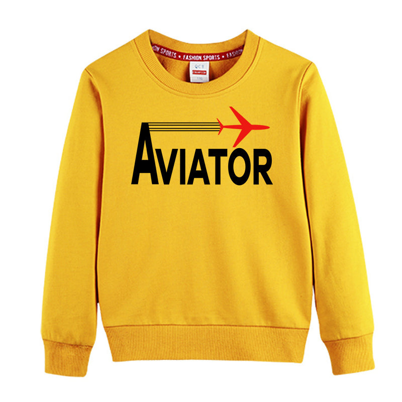 Aviator Designed "CHILDREN" Sweatshirts