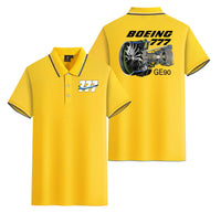Thumbnail for Boeing 777 & GE90 Engine Designed Stylish Polo T-Shirts (Double-Side)