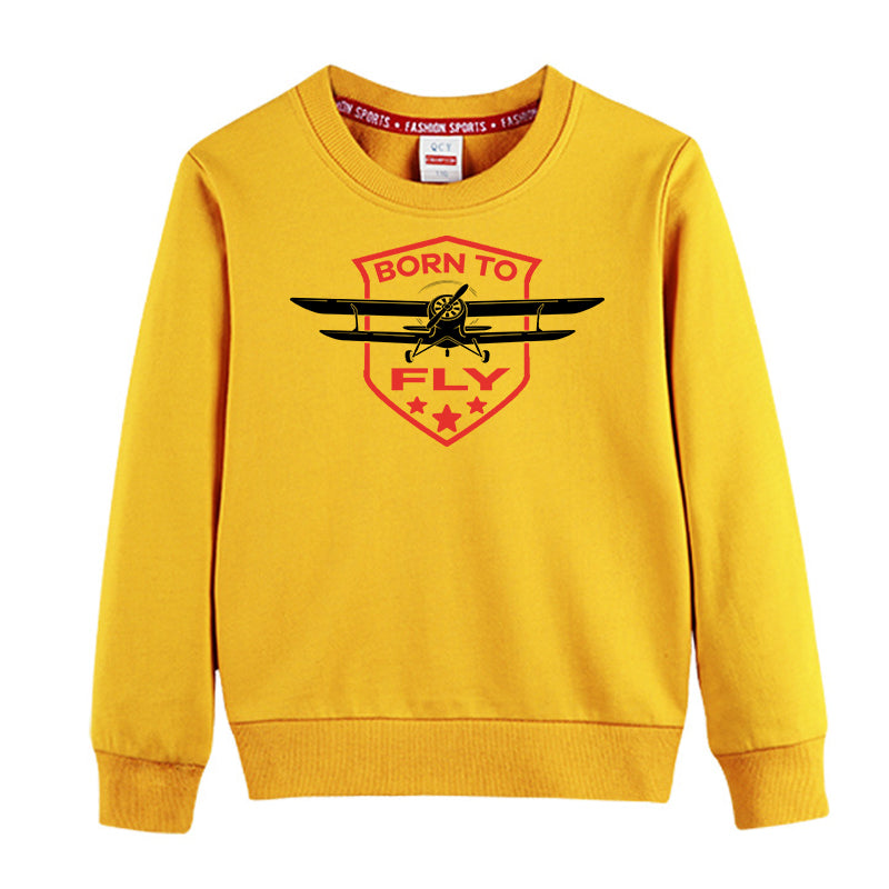 Super Born To Fly Designed "CHILDREN" Sweatshirts
