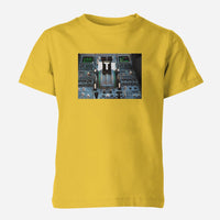 Thumbnail for Airbus A320 Cockpit Designed Children T-Shirts