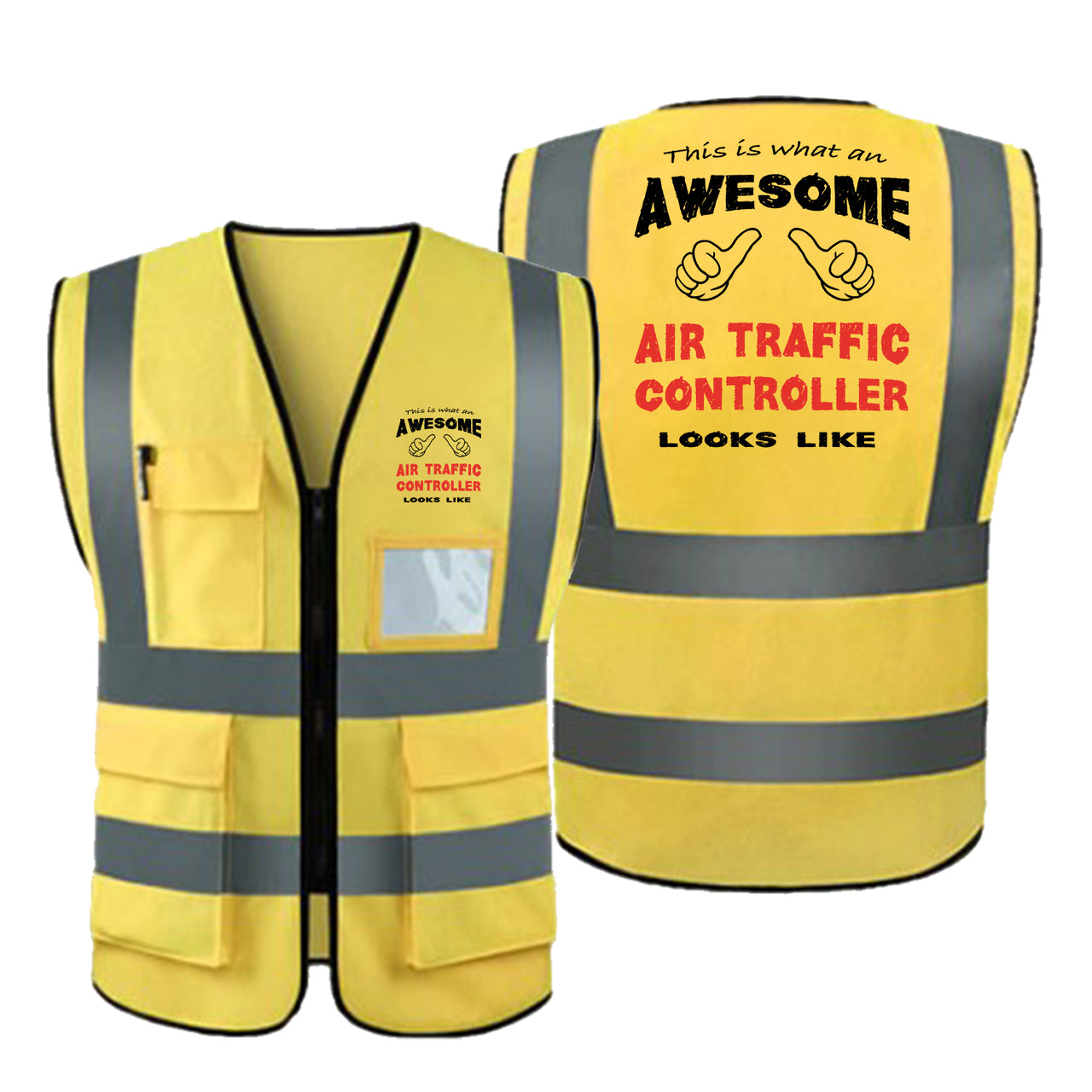 Air Traffic Controller Designed Reflective Vests