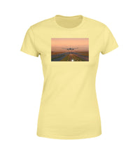 Thumbnail for Super Cool Landing During Sunset Designed Women T-Shirts