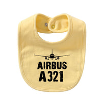 Thumbnail for Airbus A321 & Plane Designed Baby Saliva & Feeding Towels