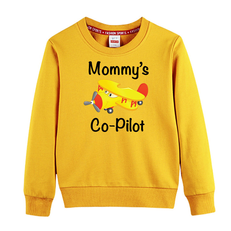 Mommy's Co-Pilot (Propeller2) Designed "CHILDREN" Sweatshirts