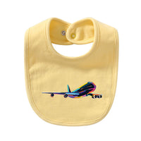 Thumbnail for Multicolor Airplane Designed Baby Saliva & Feeding Towels