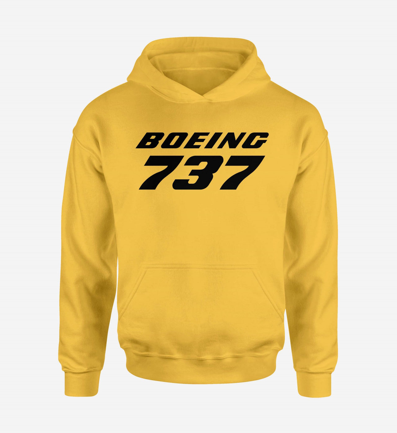 Boeing 737 & Text Designed Hoodies
