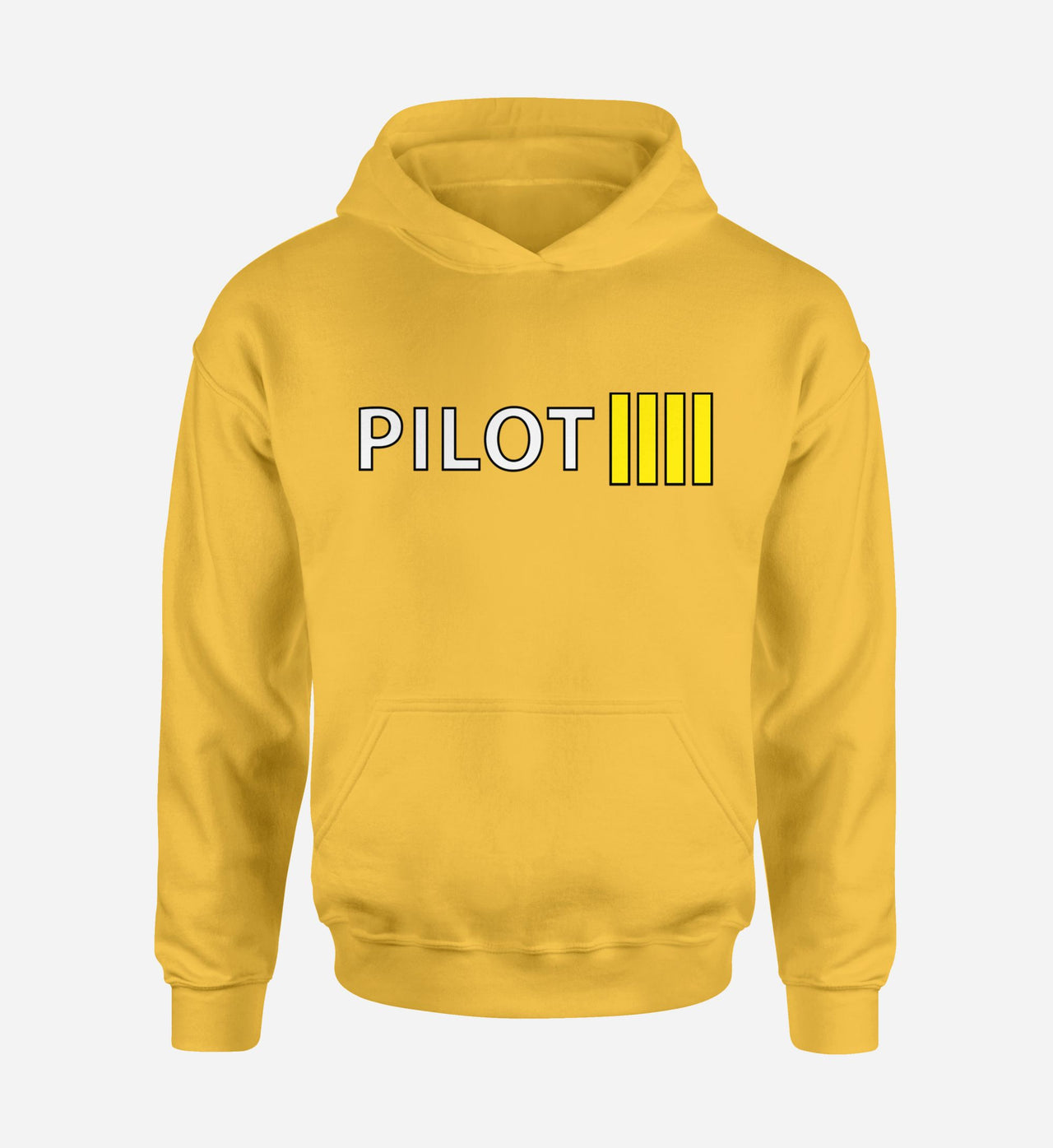 Pilot & Stripes (4 Lines) Designed Hoodies