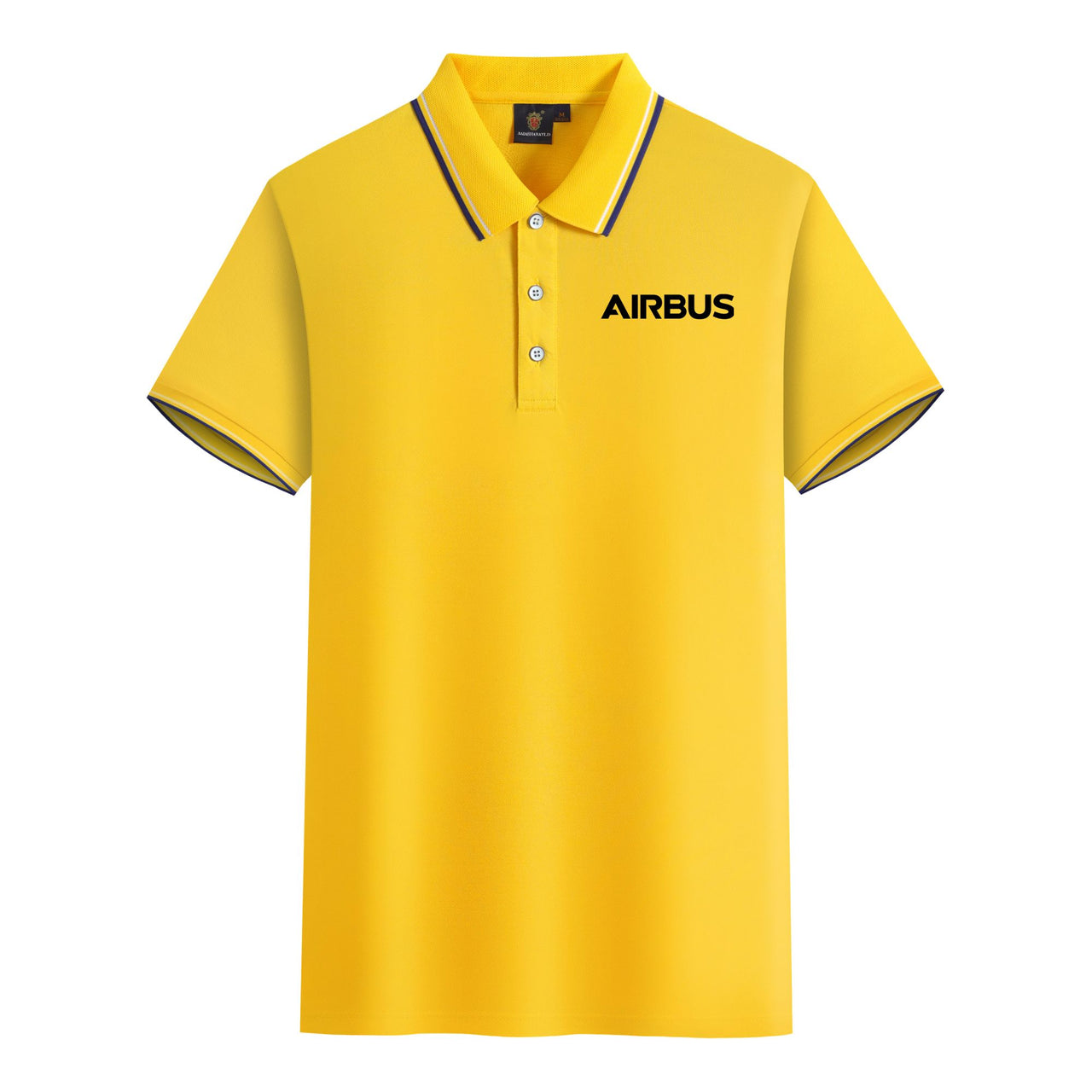 Airbus & Text Designed Stylish Polo T-Shirts