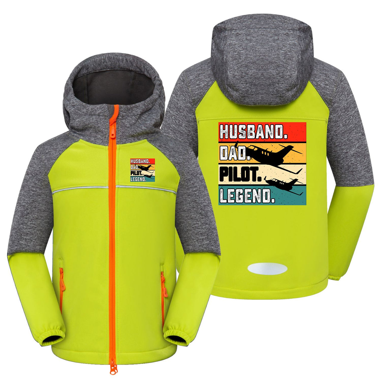 Husband & Dad & Pilot & Legend Designed Children Polar Style Jackets