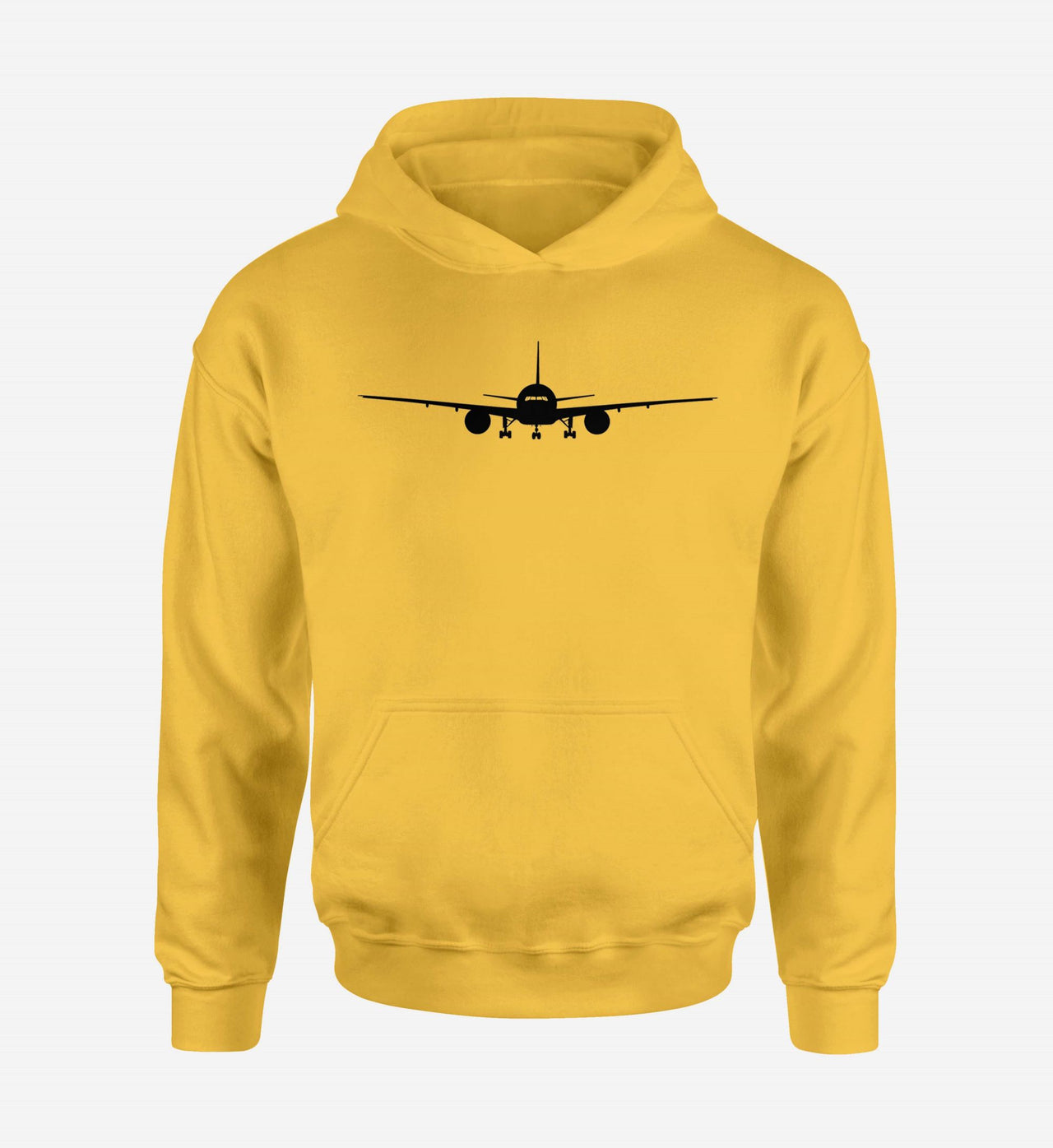Boeing 777 Silhouette Designed Hoodies