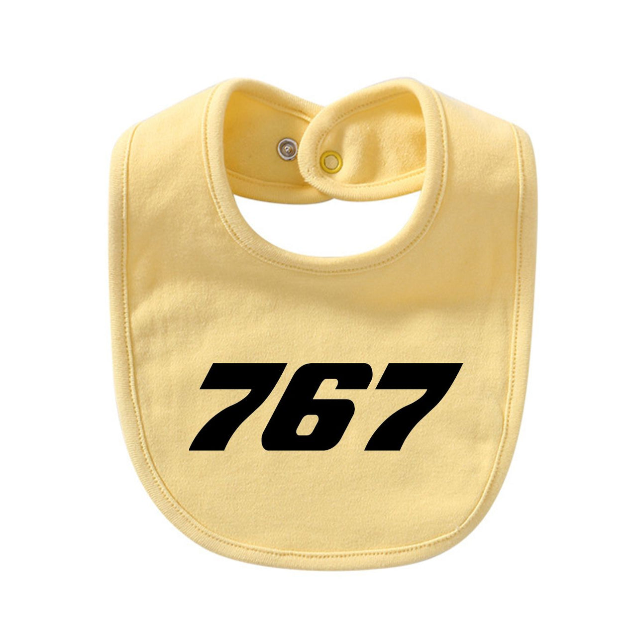 767 Flat Text Designed Baby Saliva & Feeding Towels