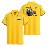 Thumbnail for Airbus A320 & V2500 Engine Designed Stylish Polo T-Shirts (Double-Side)