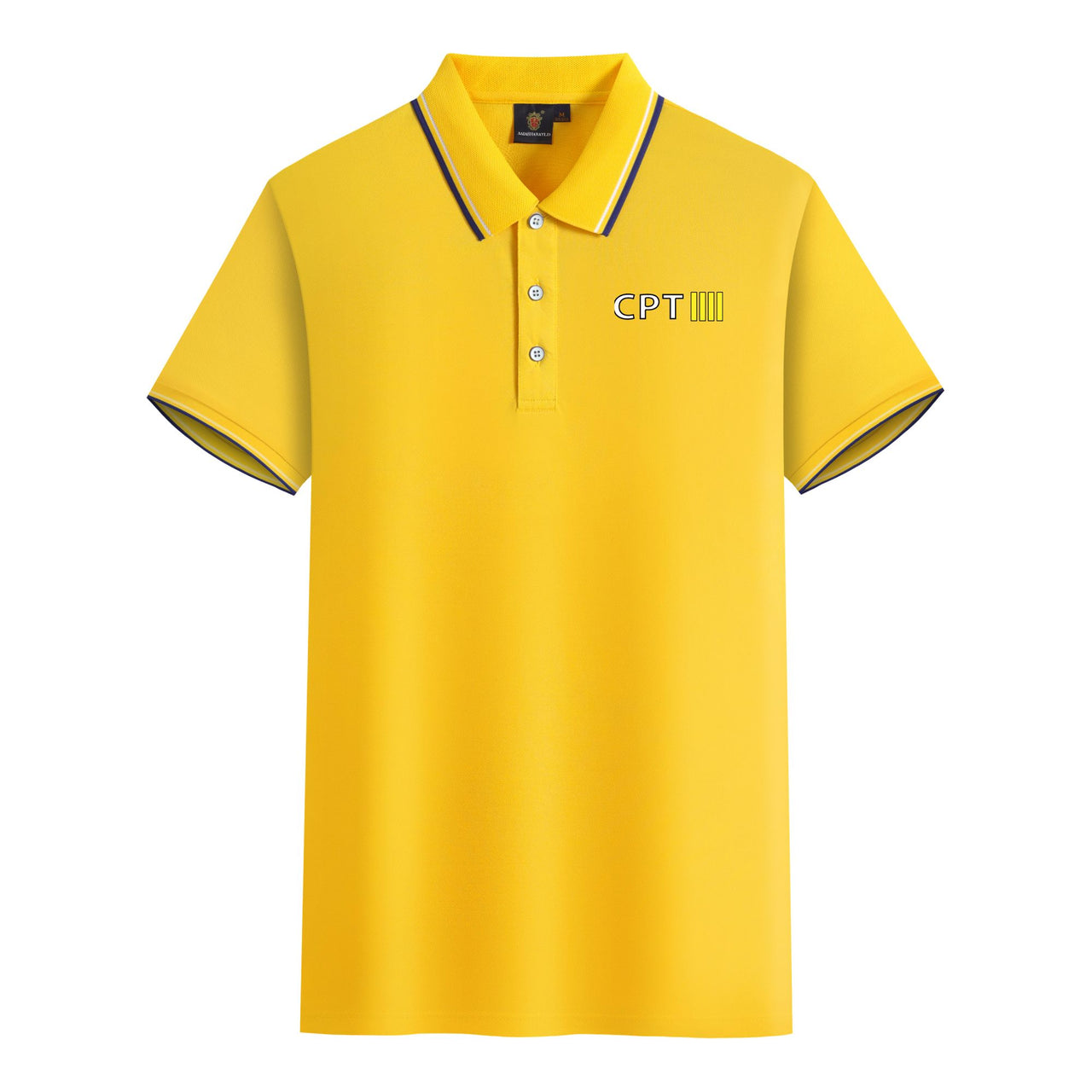 CPT & 4 Lines Designed Stylish Polo T-Shirts