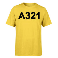 Thumbnail for A321 Flat Text Designed T-Shirts