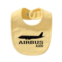 Thumbnail for Airbus A320 Printed Designed Baby Saliva & Feeding Towels