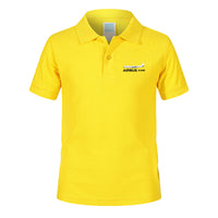 Thumbnail for The Airbus A340 Designed Children Polo T-Shirts