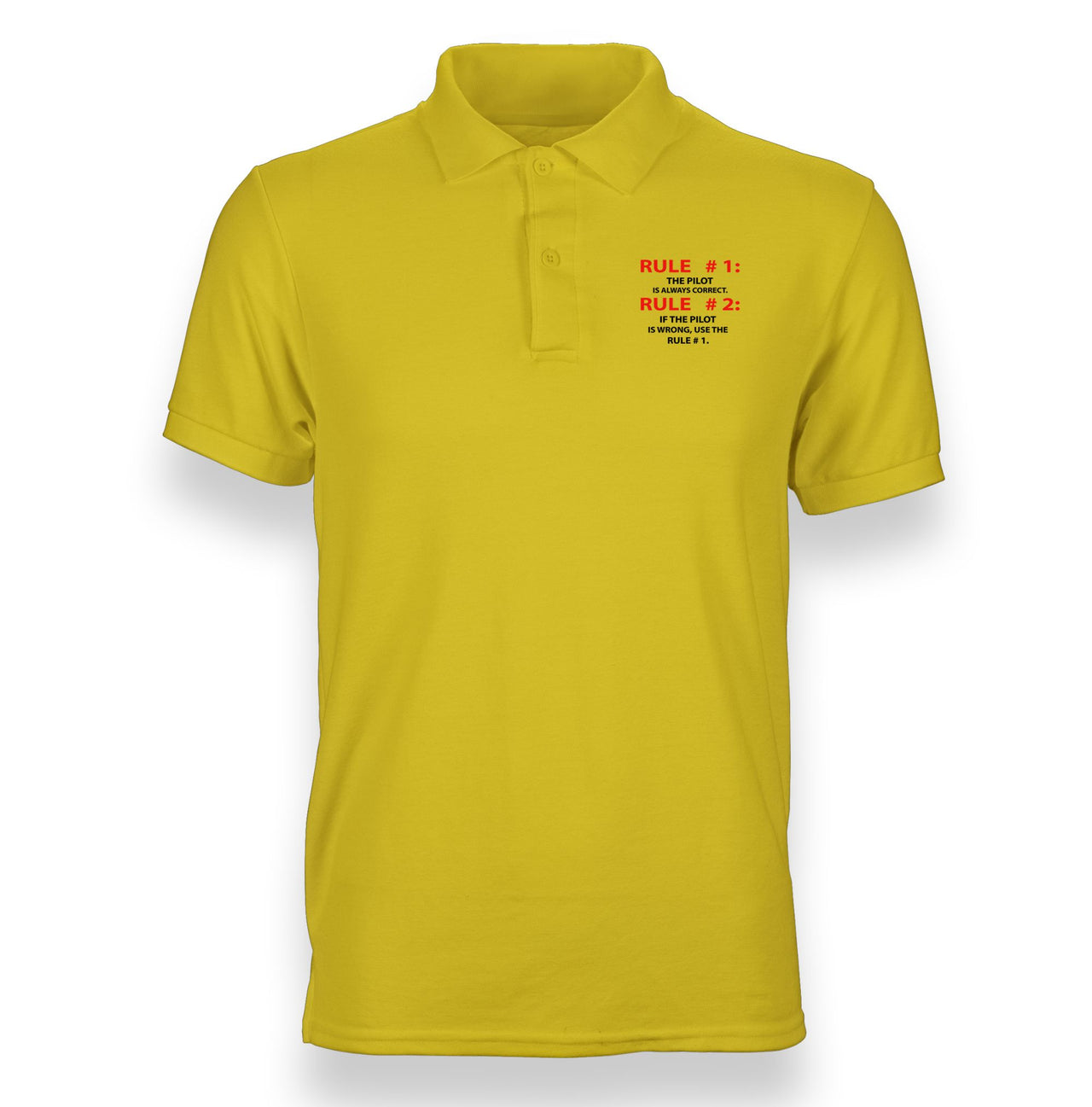Rule 1 - Pilot is Always Correct Designed "WOMEN" Polo T-Shirts