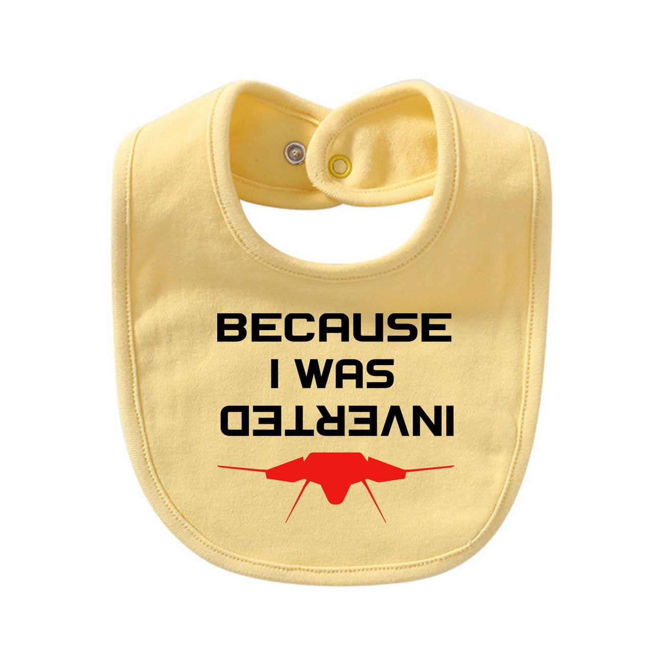 Because I was Inverted Designed Baby Saliva & Feeding Towels