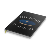 Thumbnail for Your Captain Is Speaking Designed Notebooks