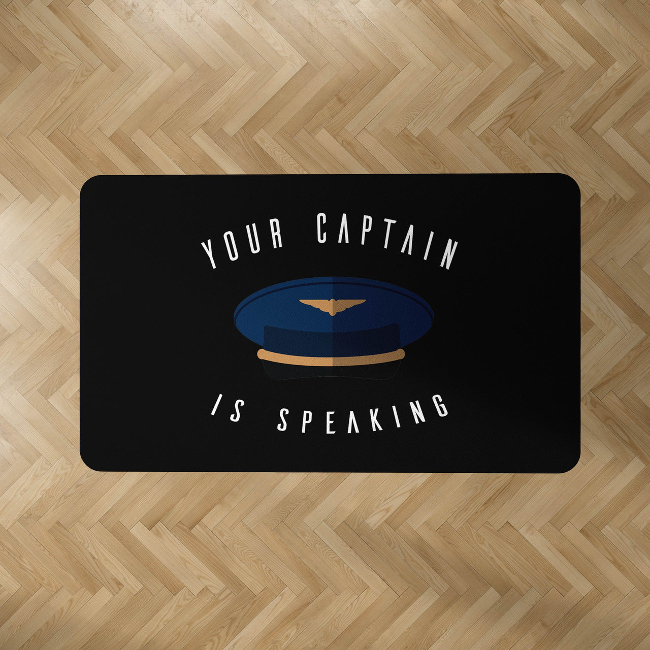 Your Captain Is Speaking Designed Carpet & Floor Mats