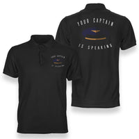 Thumbnail for Your Captain Is Speaking Designed Double Side Polo T-Shirts