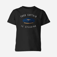 Thumbnail for Your Captain Is Speaking Designed Children T-Shirts