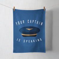 Thumbnail for Your Captain Is Speaking Designed Towels