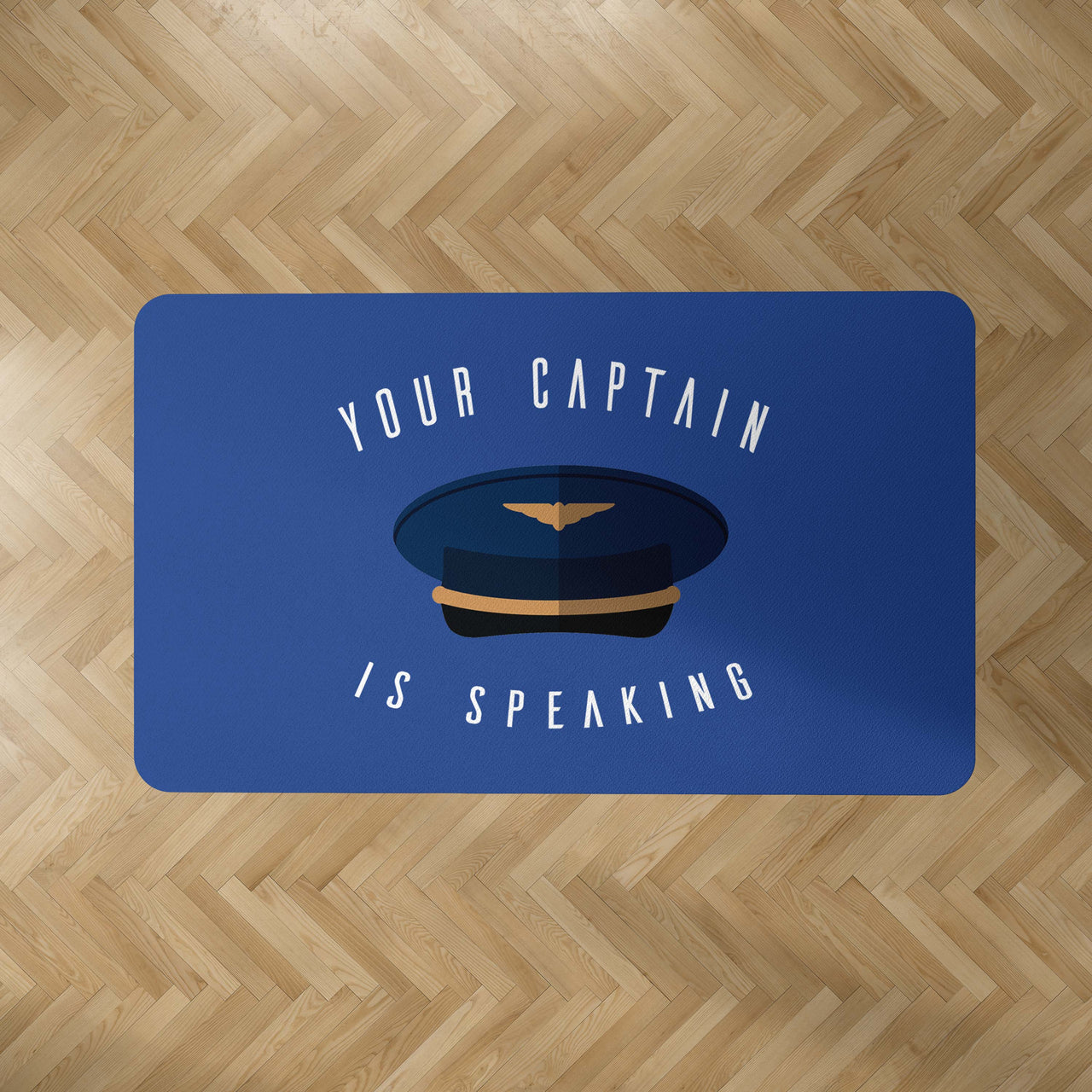 Your Captain Is Speaking Designed Carpet & Floor Mats