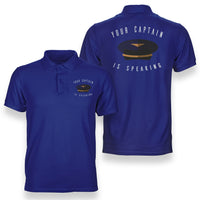 Thumbnail for Your Captain Is Speaking Designed Double Side Polo T-Shirts