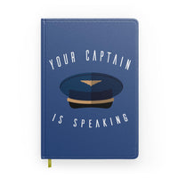 Thumbnail for Your Captain Is Speaking Designed Notebooks