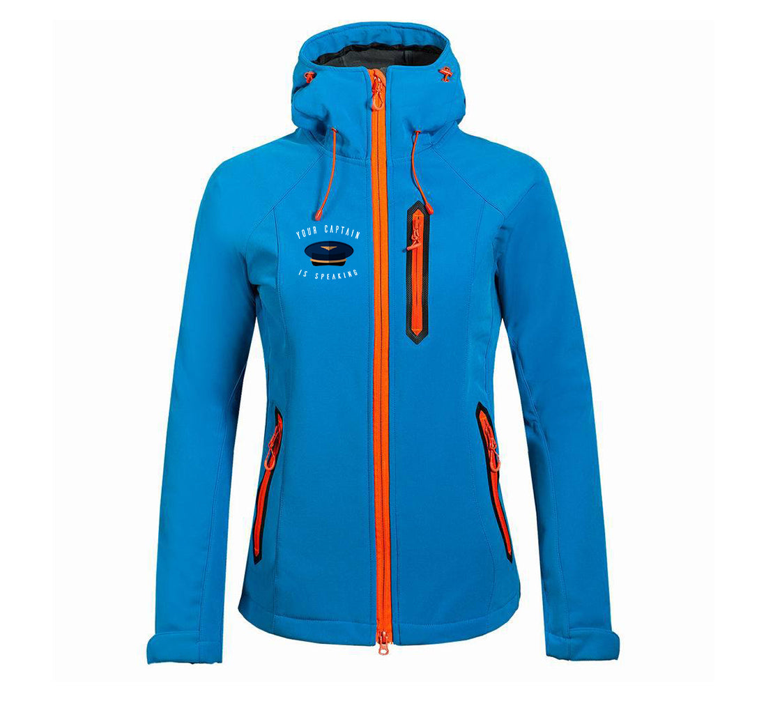 Your Captain Is Speaking Designed "Women" Polar Jackets