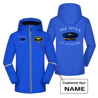 Thumbnail for Your Captain Is Speaking Designed Rain Coats & Jackets