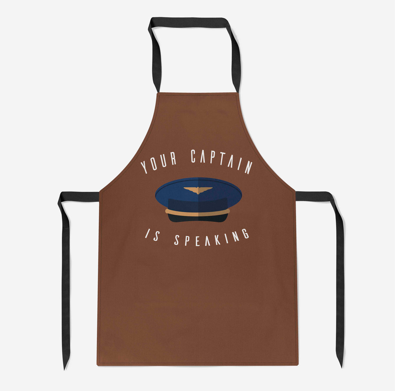 Your Captain Is Speaking Designed Kitchen Aprons
