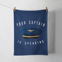 Thumbnail for Your Captain Is Speaking Designed Towels