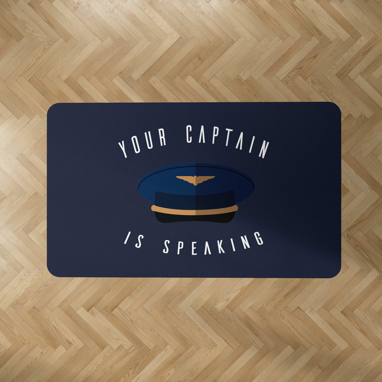 Your Captain Is Speaking Designed Carpet & Floor Mats