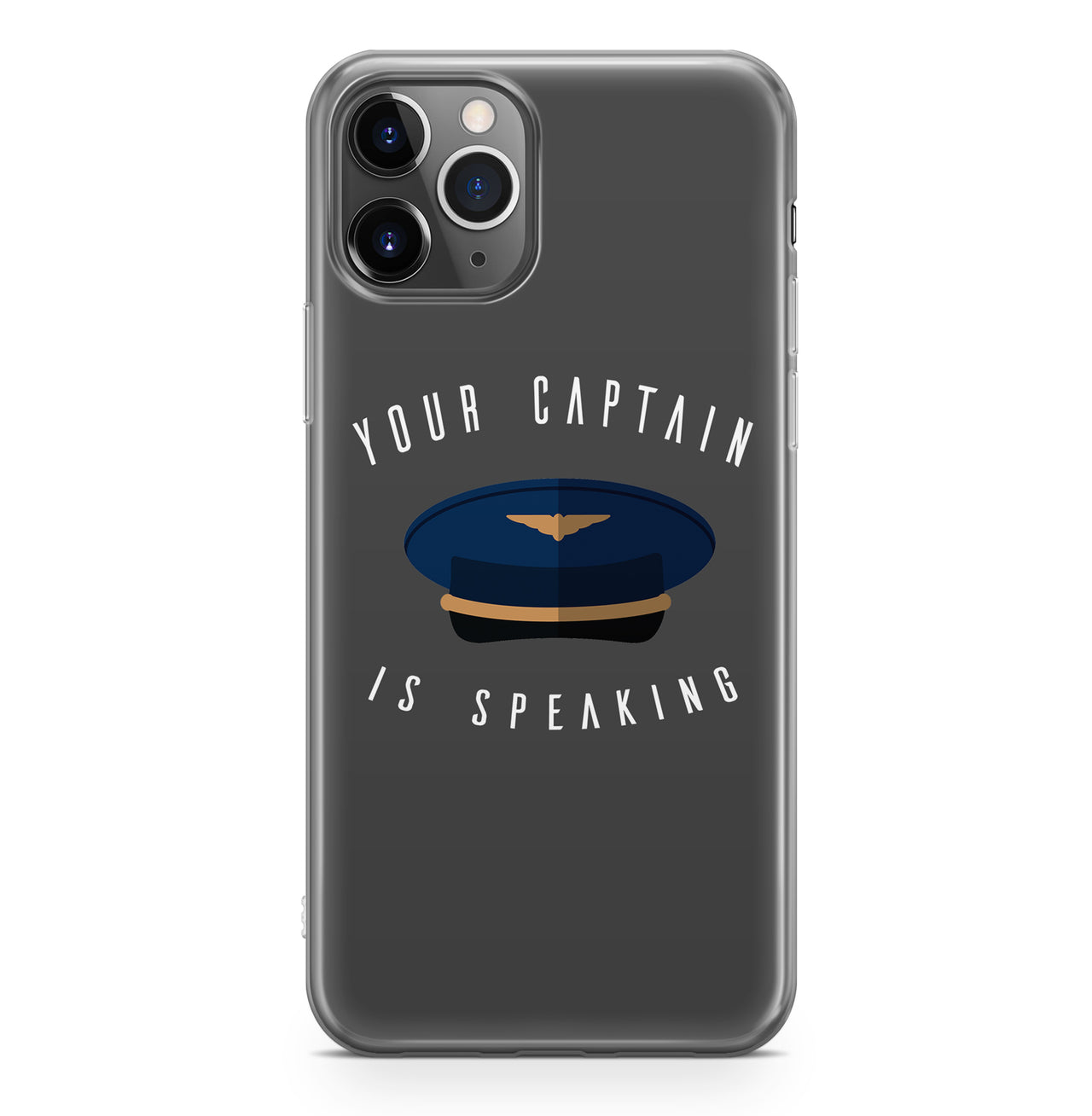 Your Captain Is Speaking Designed iPhone Cases