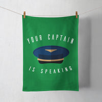Thumbnail for Your Captain Is Speaking Designed Towels